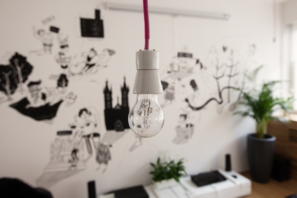 Interiér - Ilustrovaný apartmán studia SMLXL