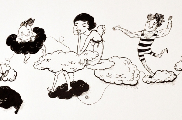 Interiér - Ilustrovaný apartmán studia SMLXL