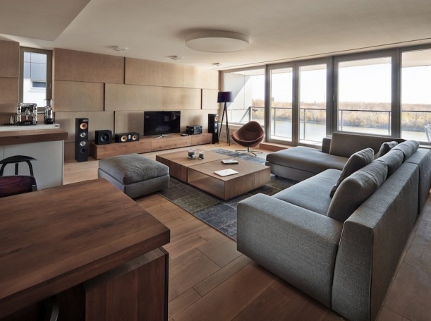 Interiér - Byt v bratislavském Riverparku