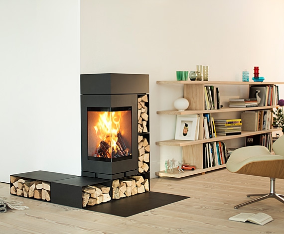 Inspirace - Skantherm: Designová krbová kamna jako funkční šperk domova