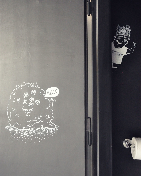 Interiér - Ilustrovaný apartmán studia SMLXL