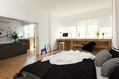 Interiér - Ilustrovaný apartmán studia SMLXL