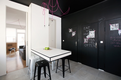 Interiér - Ilustrovaný apartmán studia SMLXL