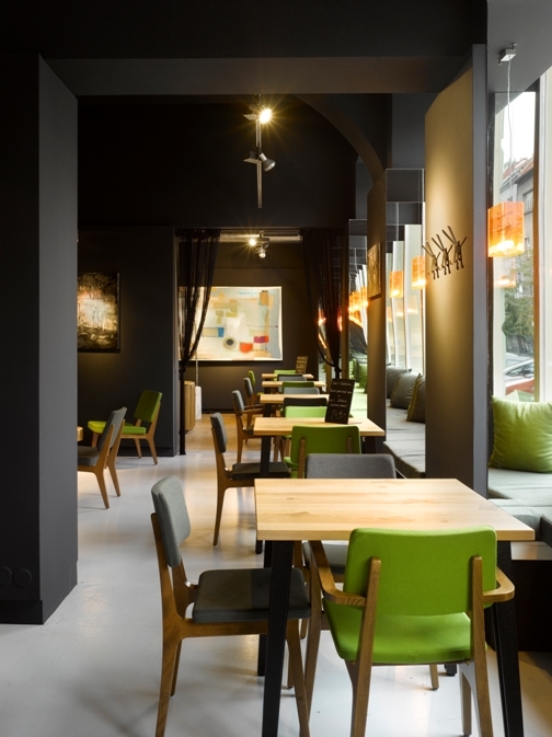 Bar / restaurace / café - Lekce holandského designu v Praze