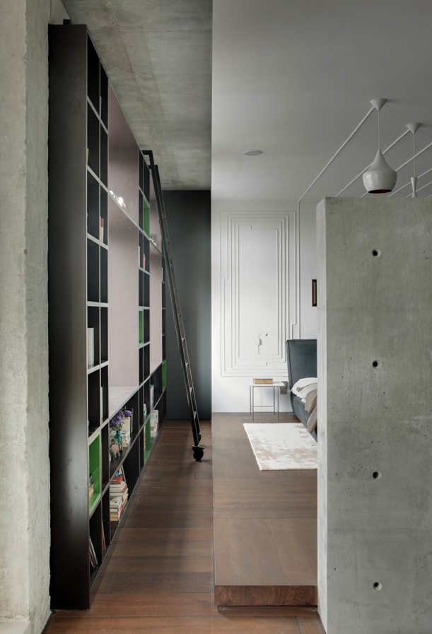 Interiér - Vzdušnost + útulnost = byt kyjevského ateliéru 2B.group