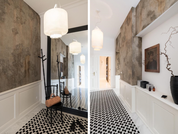 Interiér - Secesní moderna ateliéru OOOOX