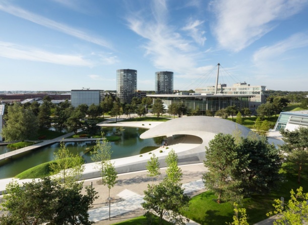 Kancelář - Porsche Pavilon ve Wolfsburgu