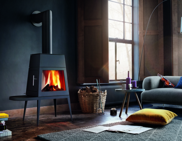 Inspirace - Skantherm: Designová krbová kamna jako funkční šperk domova