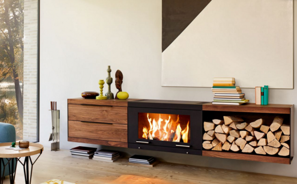 Inspirace - Skantherm: Designová krbová kamna jako funkční šperk domova