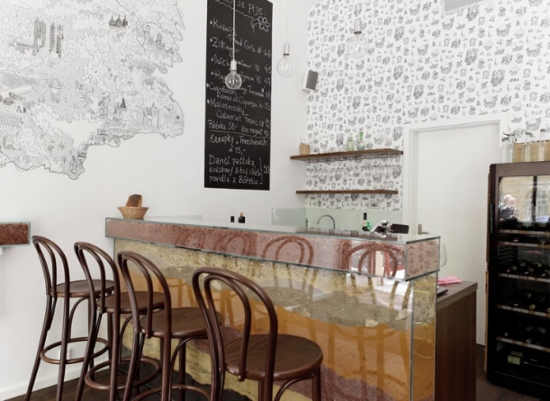 Bar / restaurace / café - Veltlin: Autentická atmosféra v Karlíně