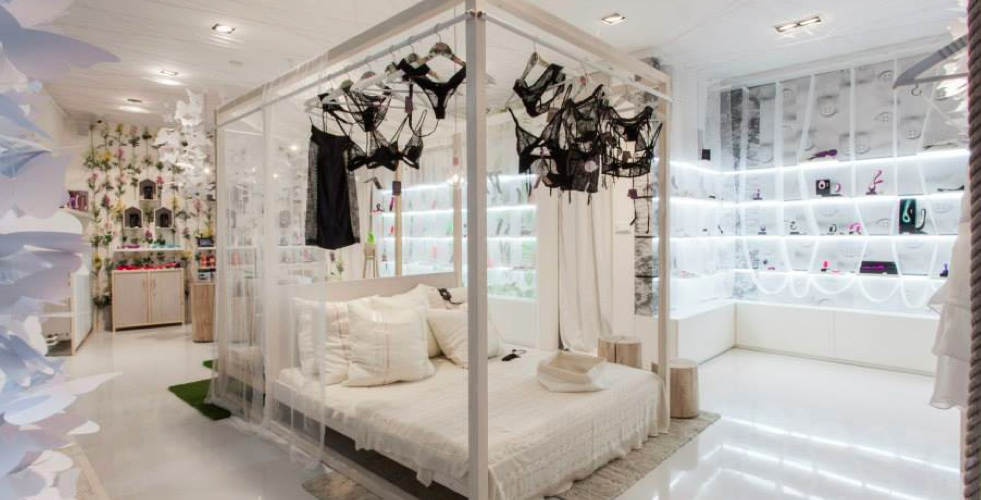 Concept store Intimity architektek Dagmar Štěpánové a Kristýny Bělohradské