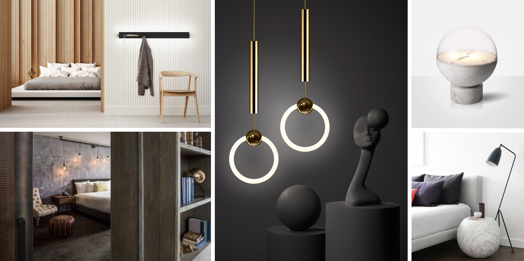 Sny provázené světlem – svítidla do ložnice