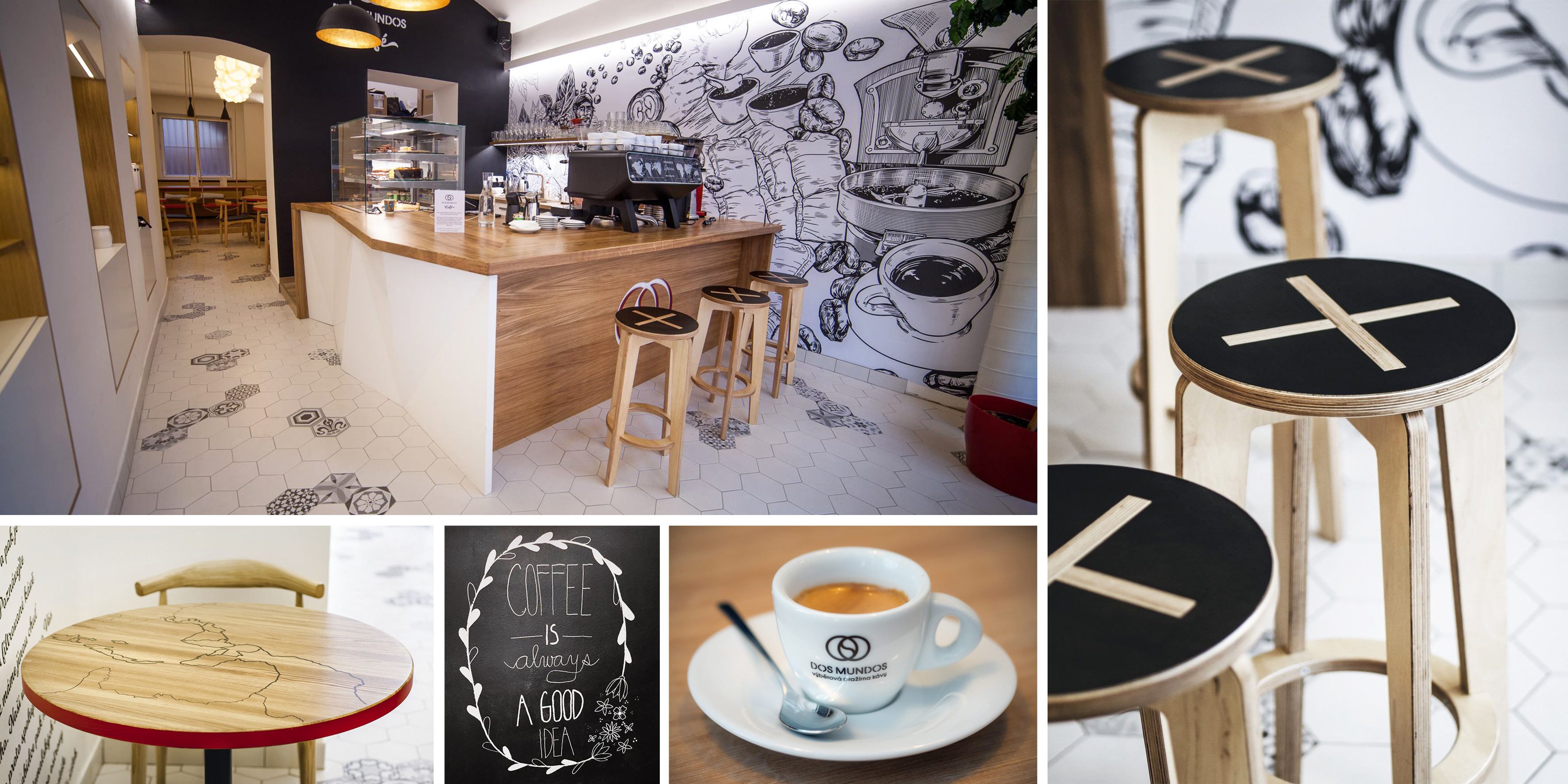 Kavárna Dos Mundos na Letné: designový zážitek pro milovníky kávy a zábavy