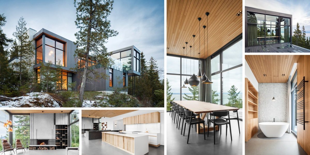 Rekreační dům v kanadských horách okouzlí milovníky přírody i designu