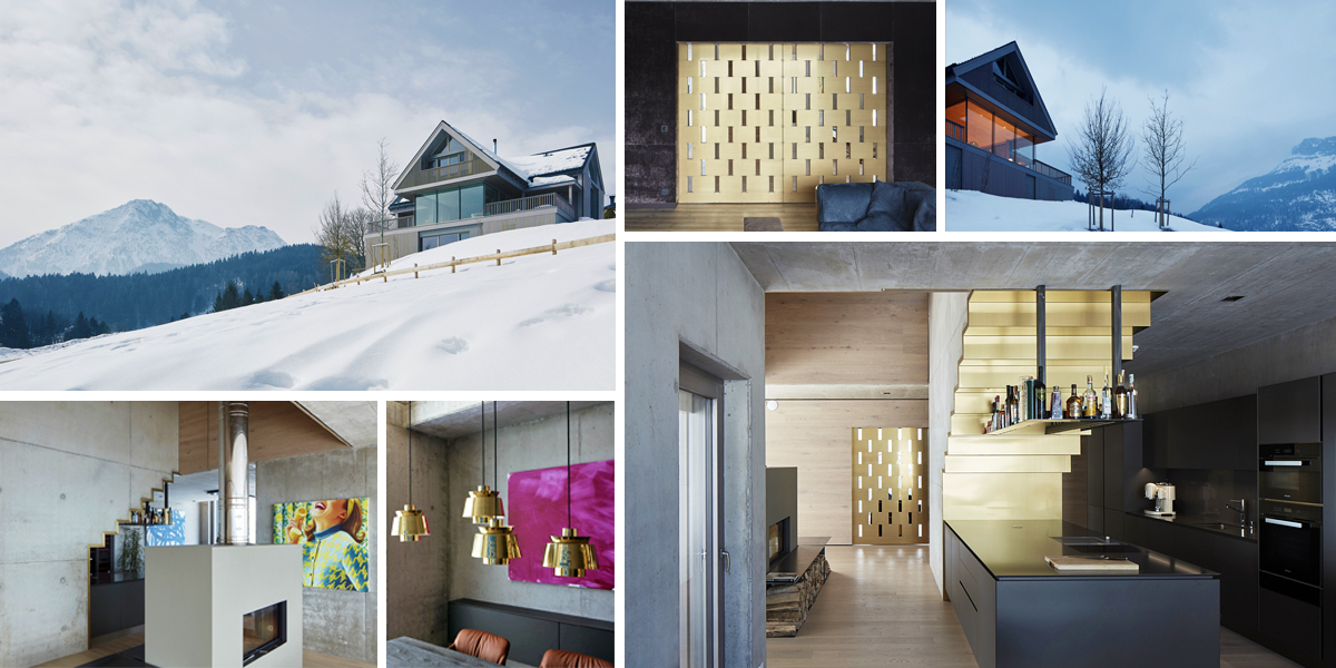 Rakouská příroda, dům mezi horami a nadčasový design