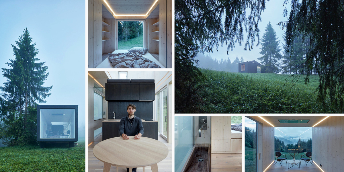 Moderní chatka na Slovensku nabízí spánek pod hvězdami i moderní úkryt