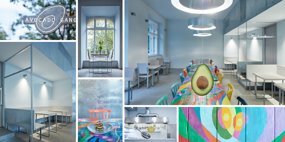 Praha má svou první avokádovou restauraci. Navrhl ji ateliér Mimosa