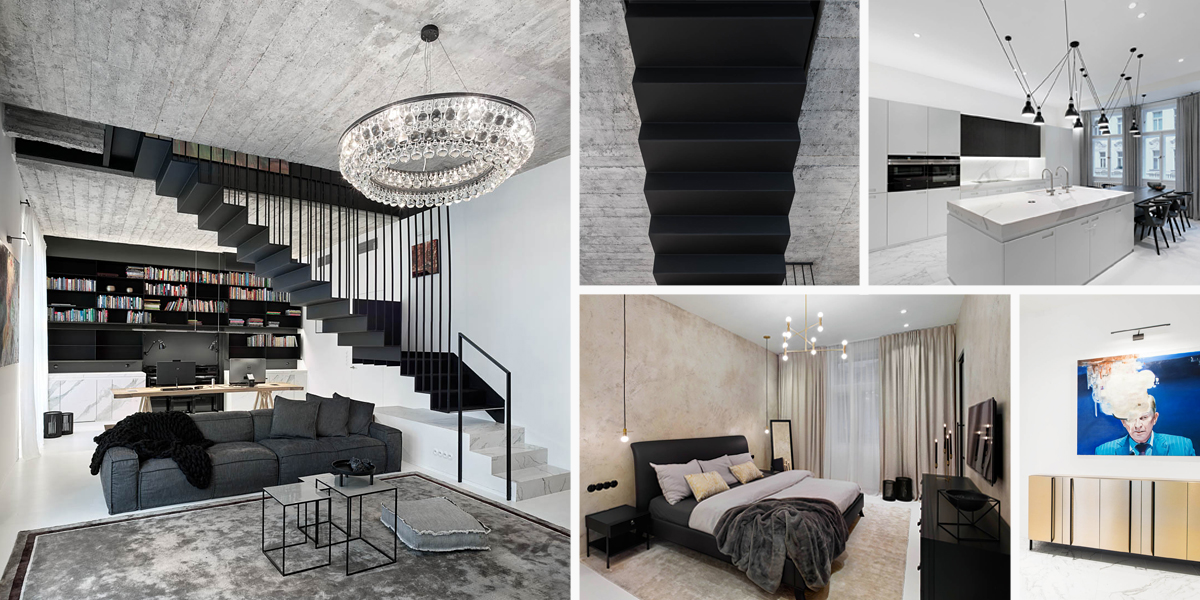 Mezonetový byt z dílny OOOOX aneb dva byty v jednom