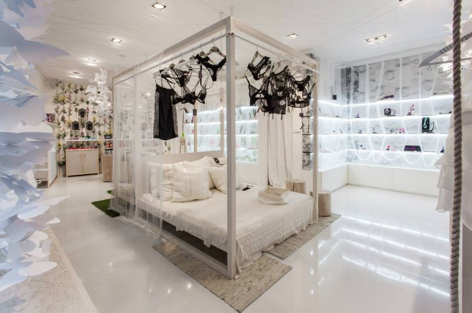 Concept store Intimity architektek Dagmar Štěpánové a Kristýny Bělohradské