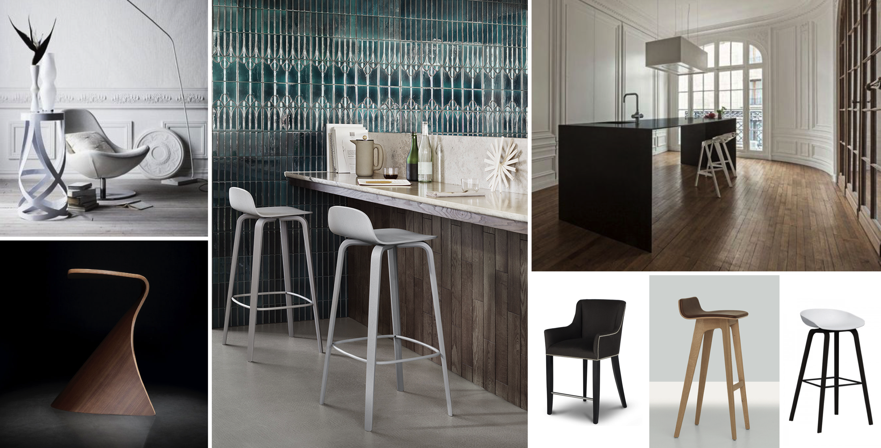 Od trubky až k balerínkám, aneb osvobozené tvary kuchyňských stoliček