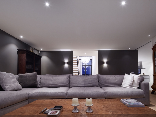 Woonhuis te Almelo - obývací pokoj