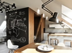 Podkrovní byt u Brna