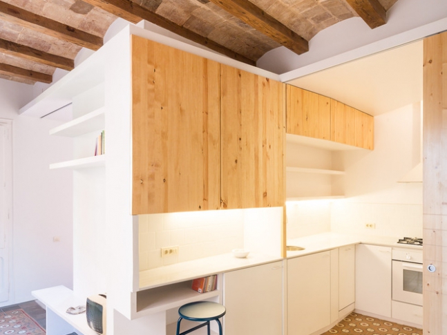 Byt v pasáži Dos de Maig - kuchyň 