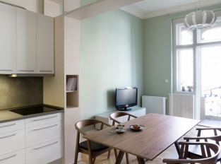 byt Vinohrady - tři barvy, tři pokoje