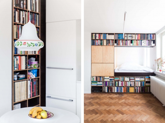 RK 13 1_bookcase and built-in double bed