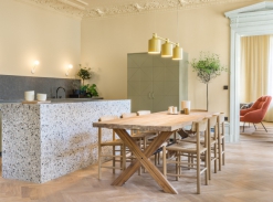 Pastelové barvy - jídelna