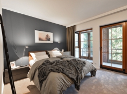 Ložnice s komfortním kobercem