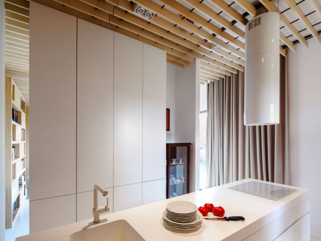 Apartmán Poznaň - kuchyň 