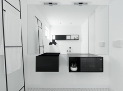 Bauhaus v Tel Avivu - koupelna