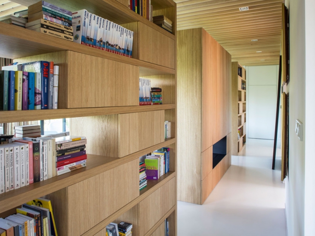 Apartmán Poznaň - knihovna 