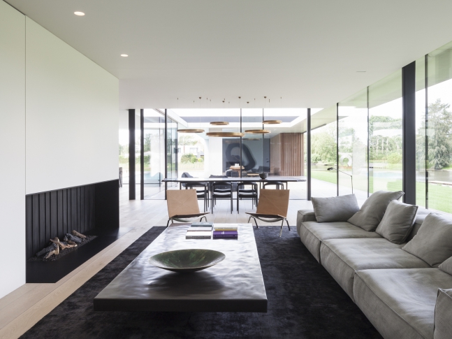 Rezidence VDB - obývací pokoj a jídelna 