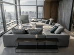 FHM Bachelor Apartment - obývací pokoj 