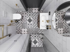 Byt ve Vilniusu - koupelna