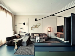 Pařížský byt - obývací pokoj