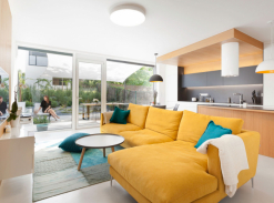 White&color, interier rodinného domu