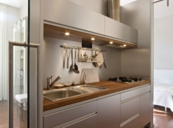 Byt pro workoholika na Praze 1/ kuchyně