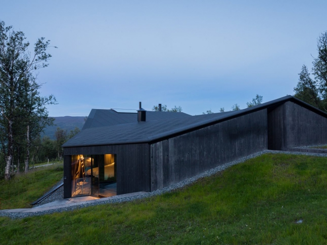 Norská lyžařská chata 