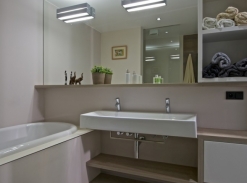 Byt na severu Čech - koupelna