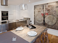 Cornloft / kuchyně a jídelna