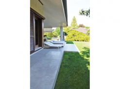 Terasa s betonovou podlahou Nuvolato