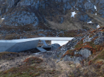Veřejné toalety na norské dálnici 