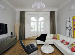 Masarykovo nábřeží 1 - obývací pokoj