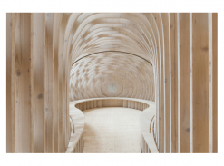 Dětský domek uprostřed školky Riedlepark