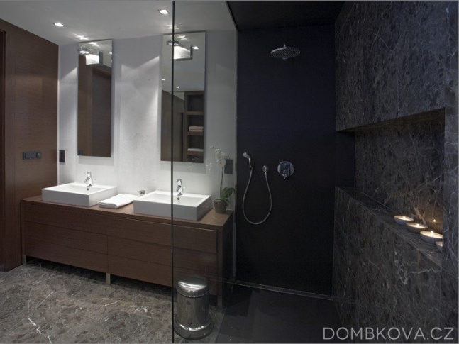 Byt pro sportovce - hlavní koupelna Byt pro sportovce - hlavní koupelna