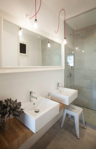 Apartmán Františka Křižíka koupelna