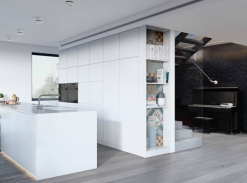 Americká / kuchyně s jídenou